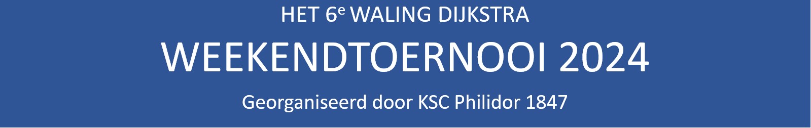 Waling Dijkstra Toernooi 2024